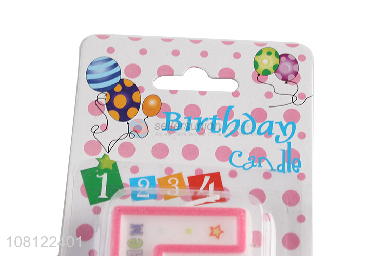 Wholesale from china birthday cake decoration number candles