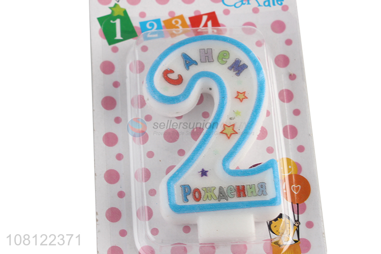 Best sale birthday party number candle for cake accessories