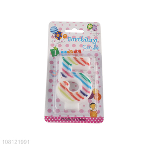 Good quality decorative birthday candle number candle for sale