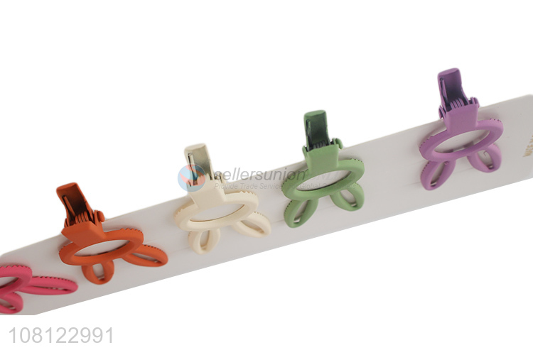 Latest design multicolor cute rabbit hairpin duckbill clip