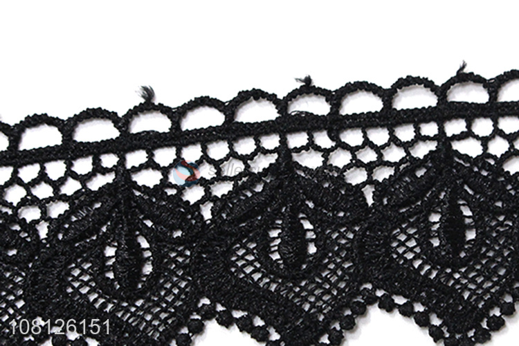 China factory lace trim garment embroidery decoration for sale