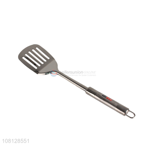 Yiwu market stainless steel slotted spatula baking kitchenware