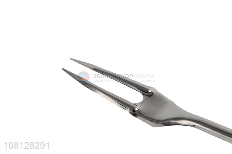 Good wholesale price silver stainless steel meat fork