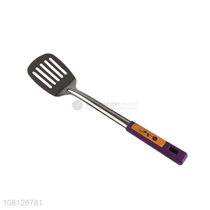 Top quality stainless steel slotted spatula kitchen utensils