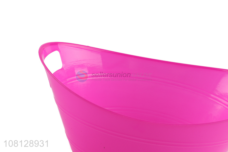 New arrival large solid color plastic ice bucket bar tools