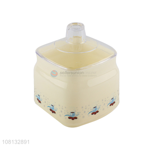 Factory wholesale durable plastic storage box jar with lids