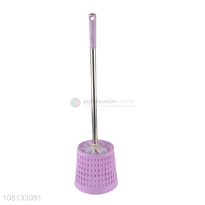 Online wholesale purple plastic toilet brush for household