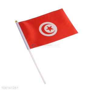 Good Sale National Country Flags Polyester Hand Flag