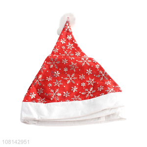 Hot selling snowflake pattern Christmas hats santa hats
