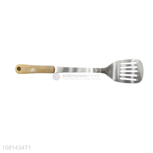 High quality long handle slotted spatula kitchen spatula