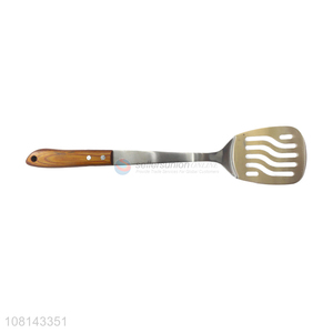 High quality long handle slotted spatula for cooking
