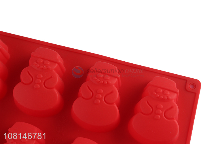 Best Quality Snowman Shape Cake Mold Fashion Silicone Mould