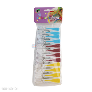 China wholesale multicolor non-slip clothes pegs for <em>clothesline</em>