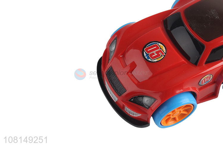 New arrival red plastic toy car children racing car