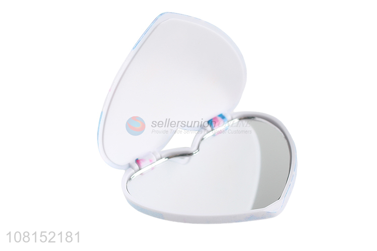 Yiwu wholesale love desktop iphone holder with little mirror