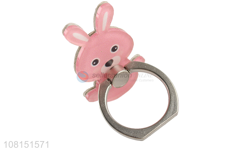 Good quality cute bunny stand pink mobile phone holder