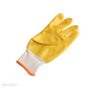 High quality polyester nitrile industrial working gloves