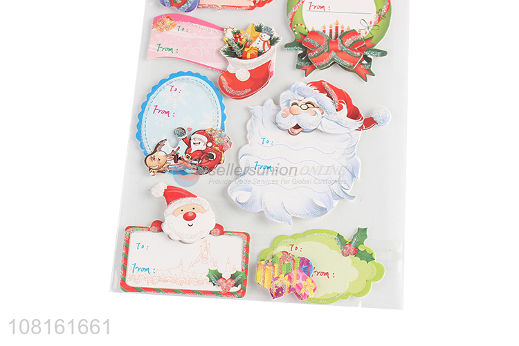 Factory wholesale creative paper handaccount christmas stickers