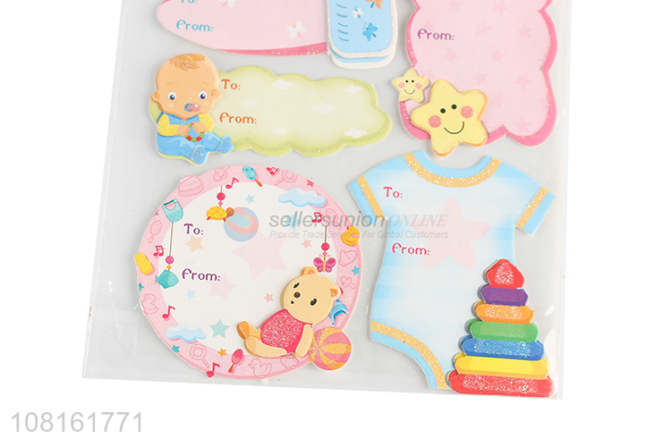 Top quality cute decorative paper stickers for sale