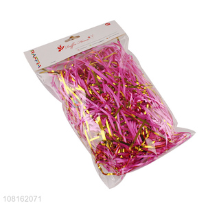 Most popular color pvc shredded paper for gift box filling