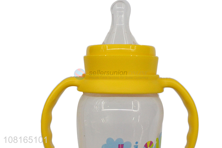 Latest design cartoon pattern baby supplies baby bottle