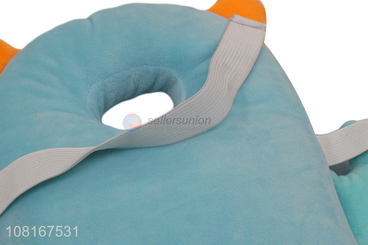China factory blue cartoon cotton pillow for babies