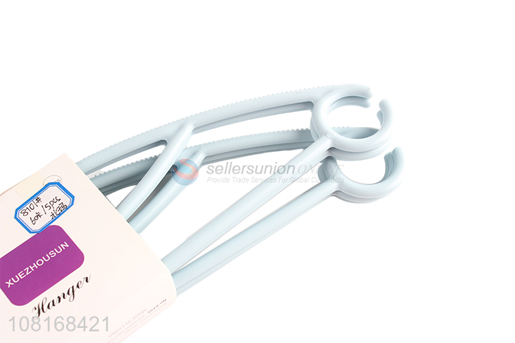 Good quality indoor plastic household clothes hangers