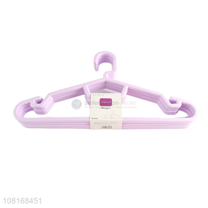 Top selling plastic household clothes hanger wholesale