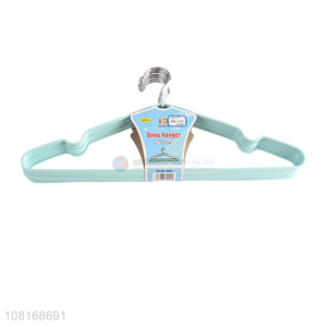 Factory wholesale non-slip clothes hanger with iron hook