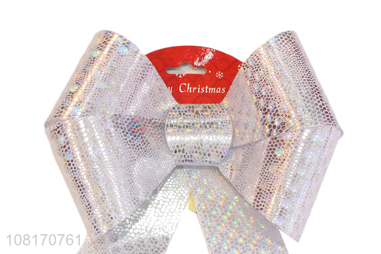 New arrival shiny Christmas bows Christmas indoor decoration