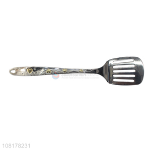 High quality long handle slotted spatula for cooking