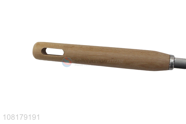 High quality stainless steel wooden handle spatula