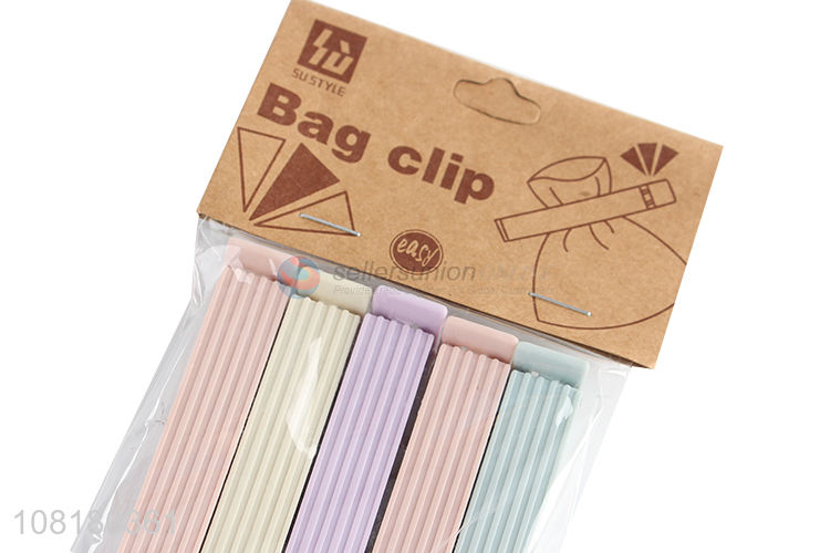 Promotional plastic chip clips plastic food storage bag sealing clips