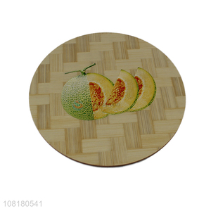 Yiwu wholesale creative bamboo printed heat pads for kitchen