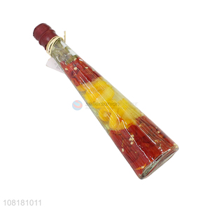 New arrival creative design fake vegetable glass bottle for sale