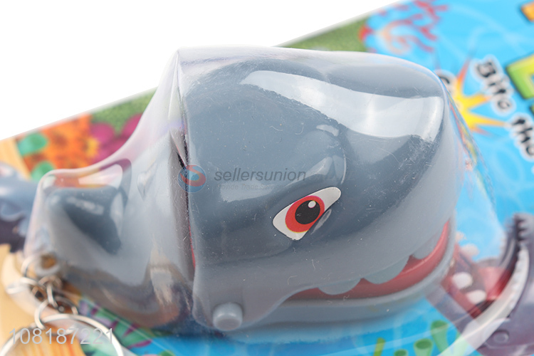 Online wholesale funny shark biting hand toys trick toys