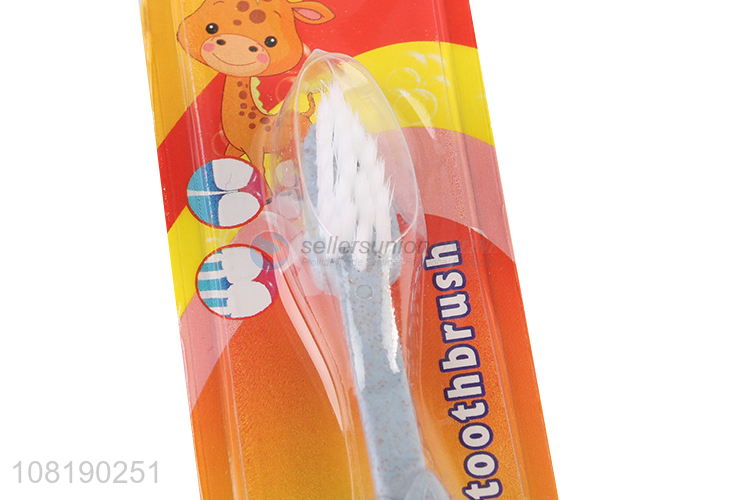 Cartoon Dinosaur Designs Nylon Toothbrush For Children