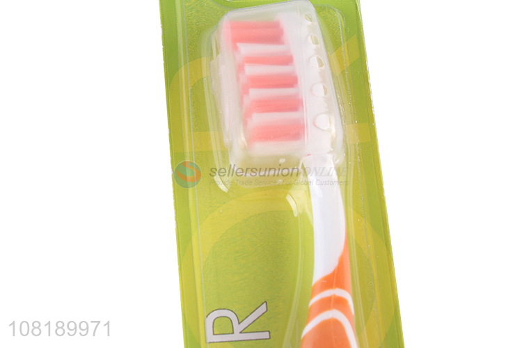 Wholesale Soft Handle Colorful Nylon Toothbrush For Adults