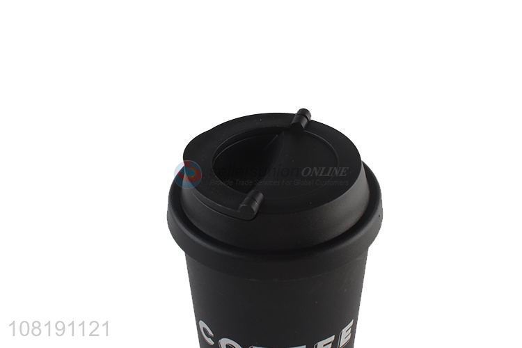 Custom insulated eco-friendly plastic coffee mug plastic coffee tumbler