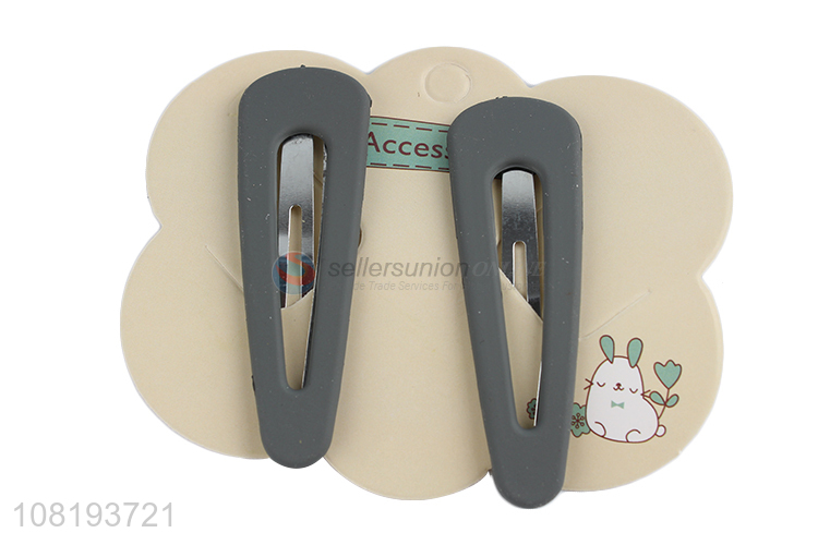 Factory price fashion hair clips plastic hairpins for girls