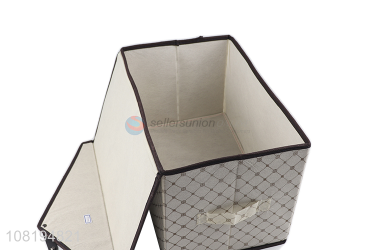 Hot selling durable household non-woven storage box organizer box