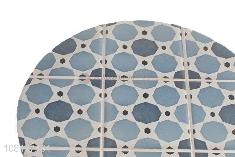 Low price round kitchen counter mat ceramic hot pad for decoration