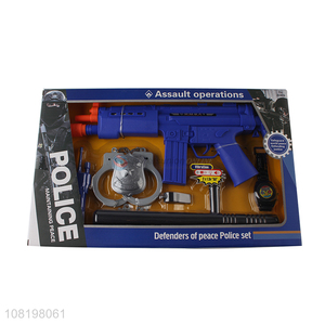 Popular products children police set toys gun toys for sale