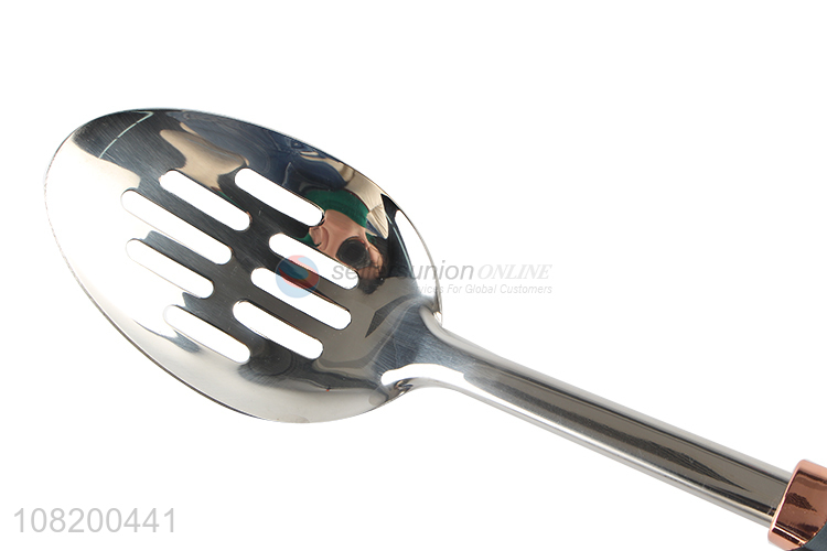 Good quality creative long handle dinner spoon for sale