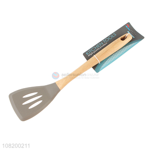 New products silicone slotted spatula kitchen tools