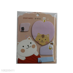 China wholesale cartoon sticky notes office memo pads