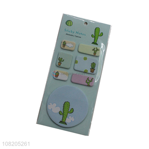 Yiwu wholesale cartoon paper adhesive sticky notes