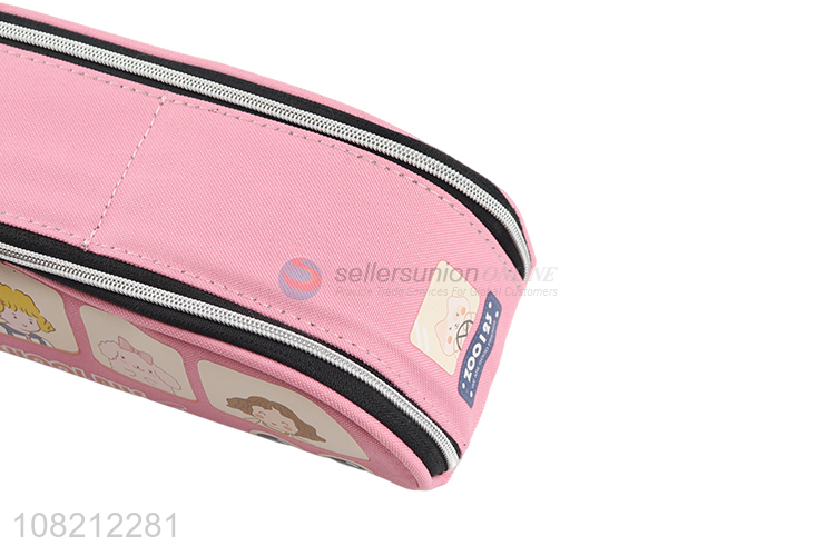 Yiwu market cartoon pencil case stationary storge bag