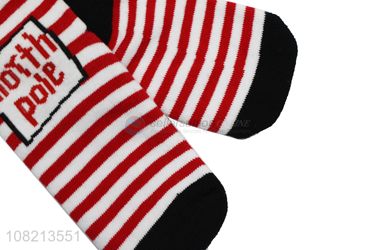 Hot products strip pattern fashionable women tube socks