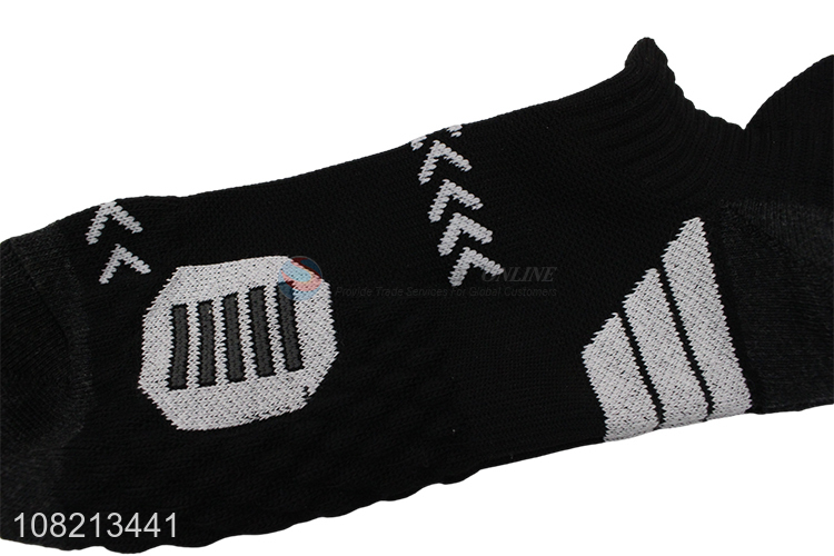 New arrival breathable polyester sports low ankle socks for men